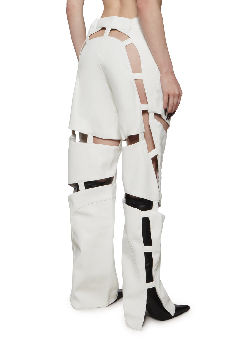 Biker Floating Pants - White