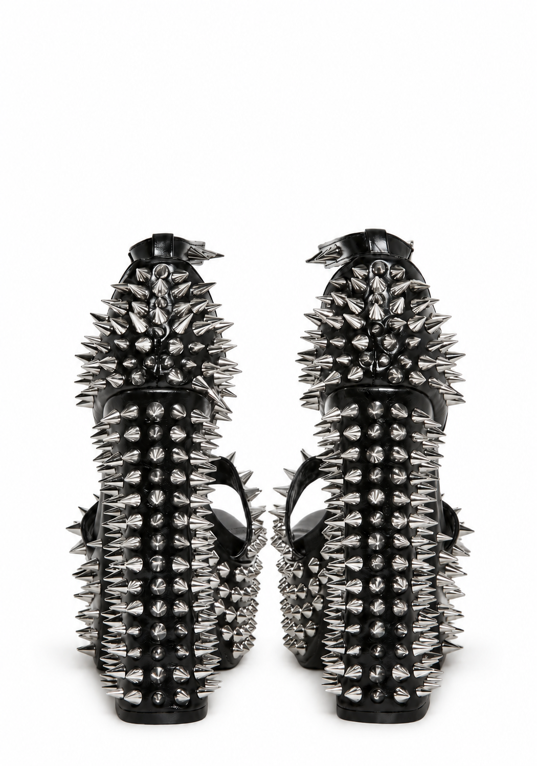 Holy Revelation Pure Platform Heels - Spiked