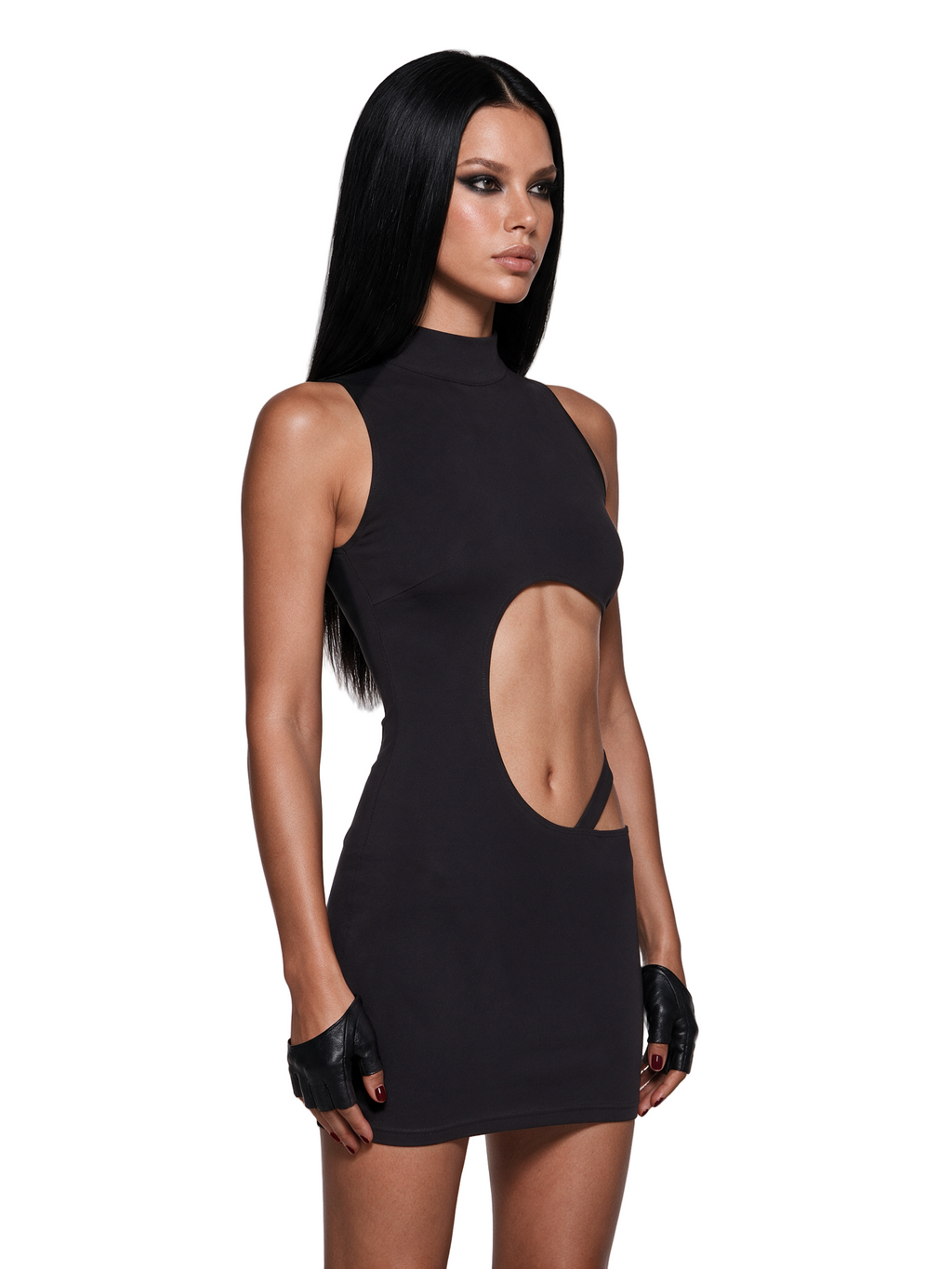 Mistress Cut Out Bodycon Mini Dress