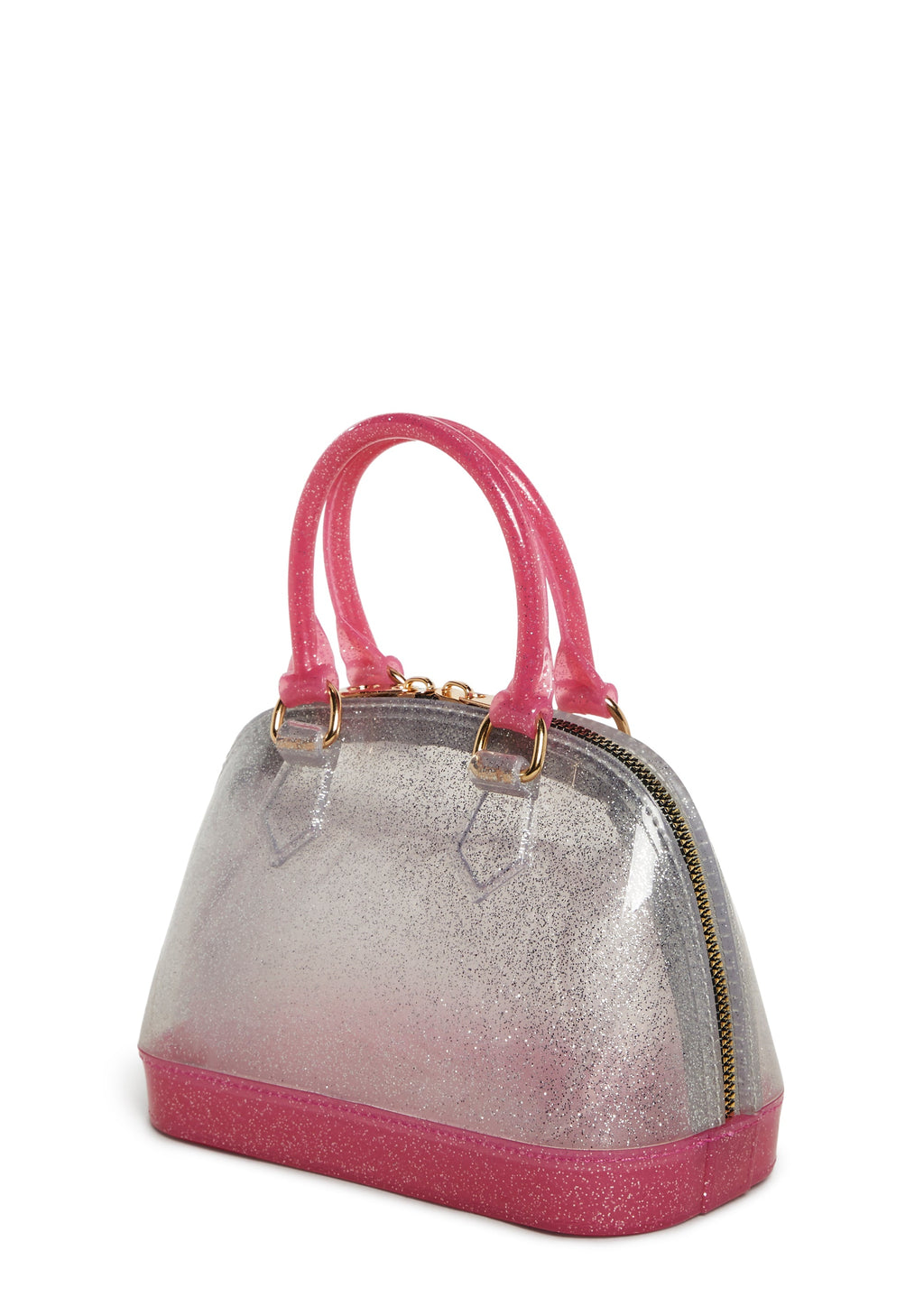Candy Jelly Shell Handbag - Pink