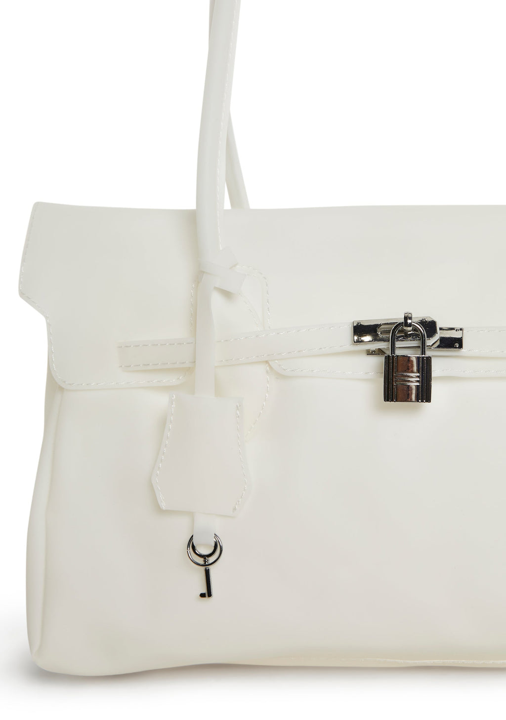 Candy Jelly Firkin Handbag - White