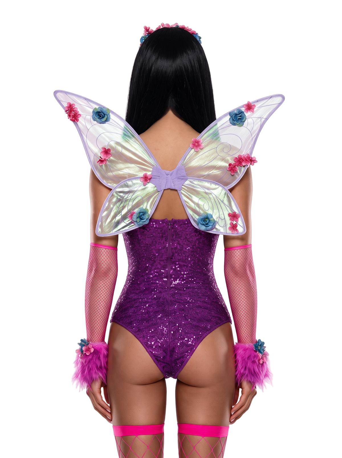 Rave Pixie Fairy Costume - Purple