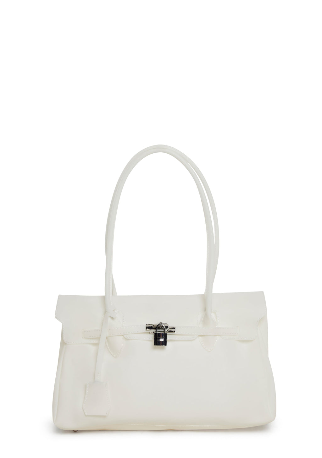 Candy Jelly Firkin Handbag - White
