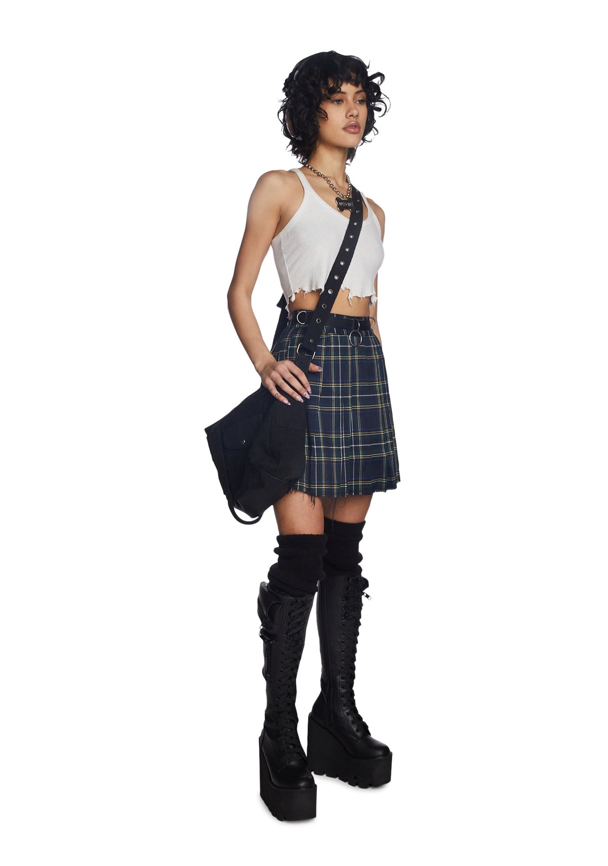 Dress Code Plaid Skirt