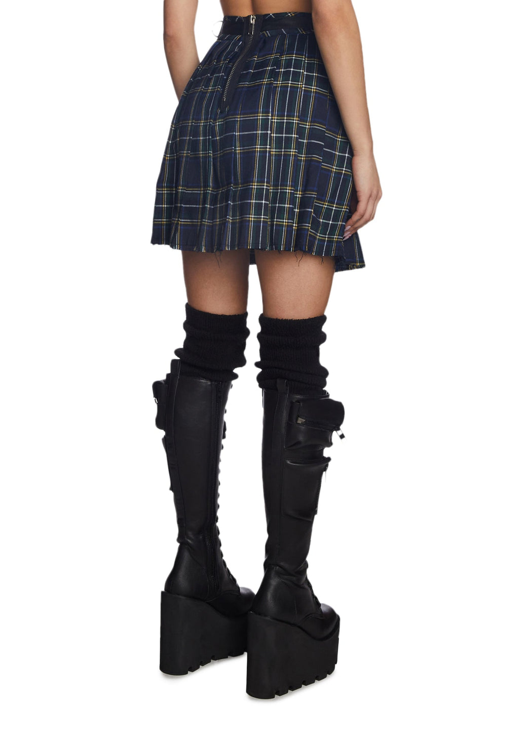 Dress Code Plaid Skirt