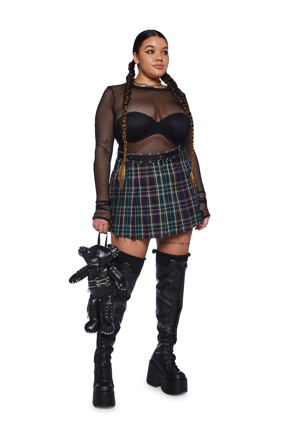 Dress Code Plaid Skirt