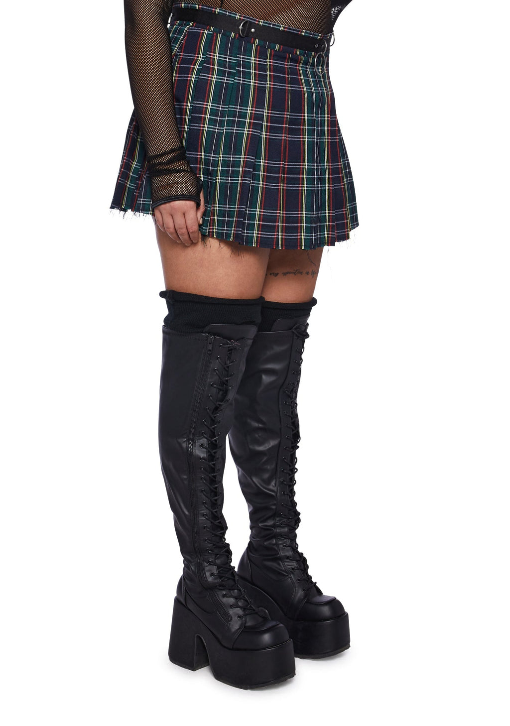 Dress Code Plaid Skirt