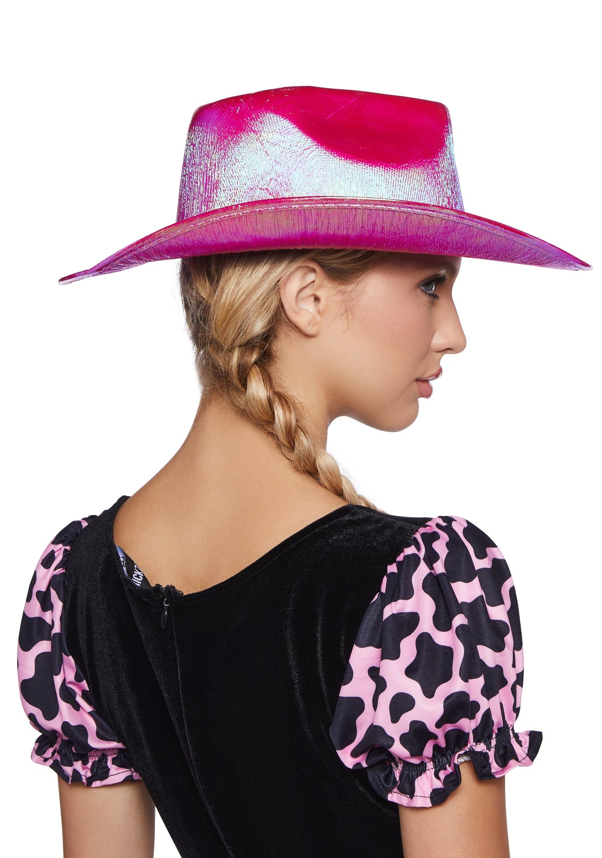 Metallic Pink Cowboy Hat