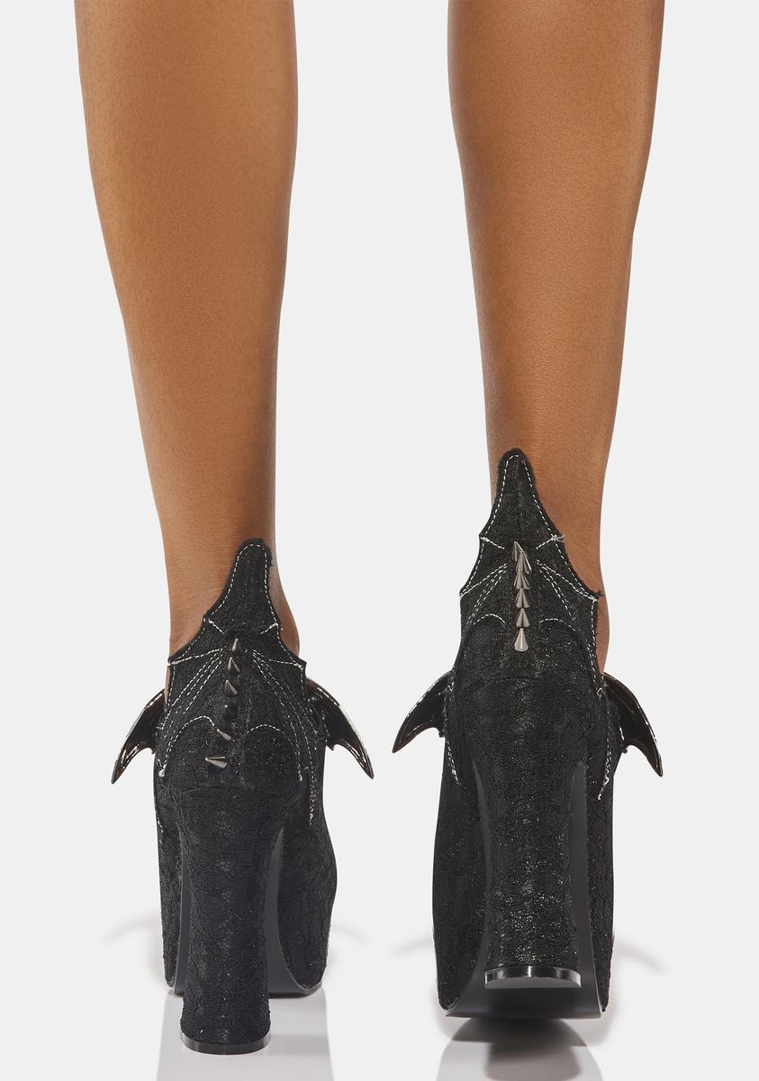 Demon-18 Platform Mary Jane Pumps